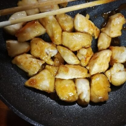 むね肉を買ったので作りました！冷めても照り焼きなので美味しかったです！